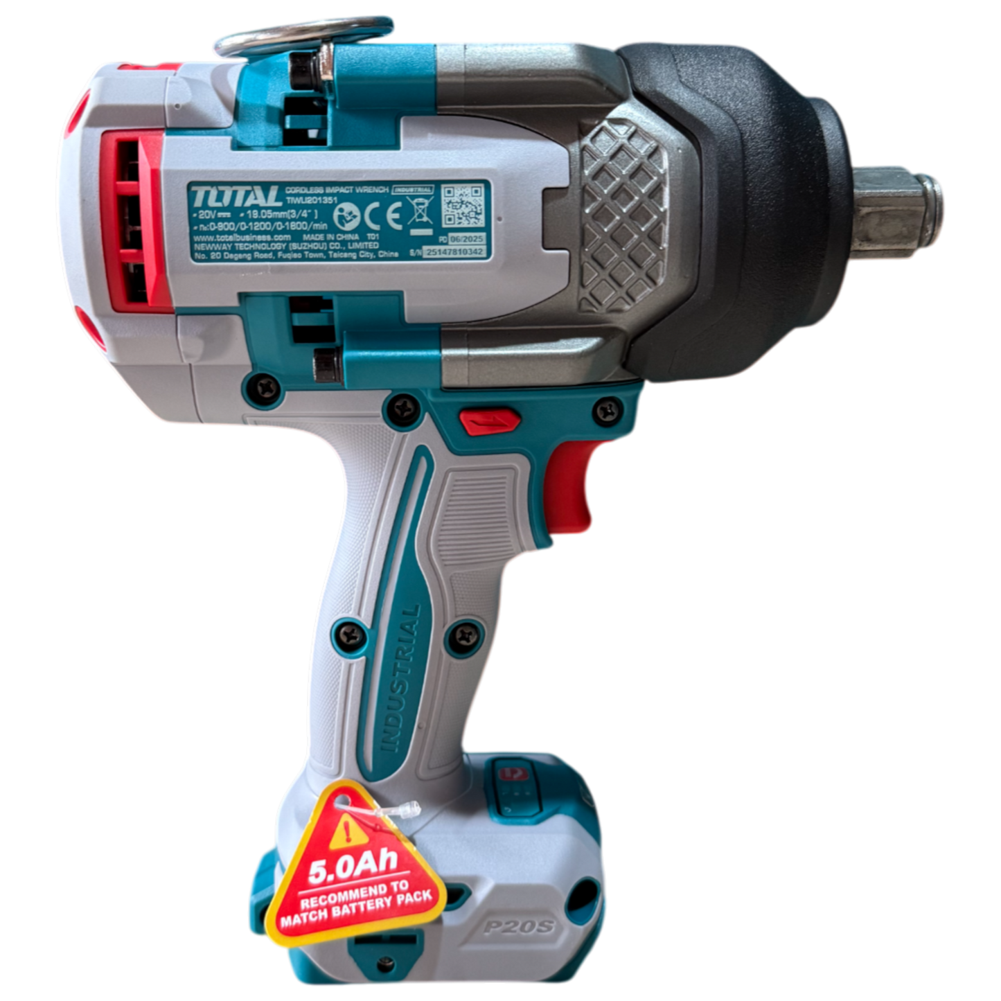 Combo Triple Llave de Impacto Brushless 20V – 400NM / 850NM / 1350NM + Cargador + 2 Baterías + 1 Año de Garantía