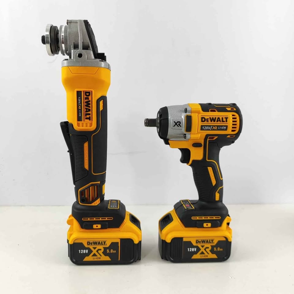 Combo de taladro de impacto y pulidora de 128V - HerramientasJM