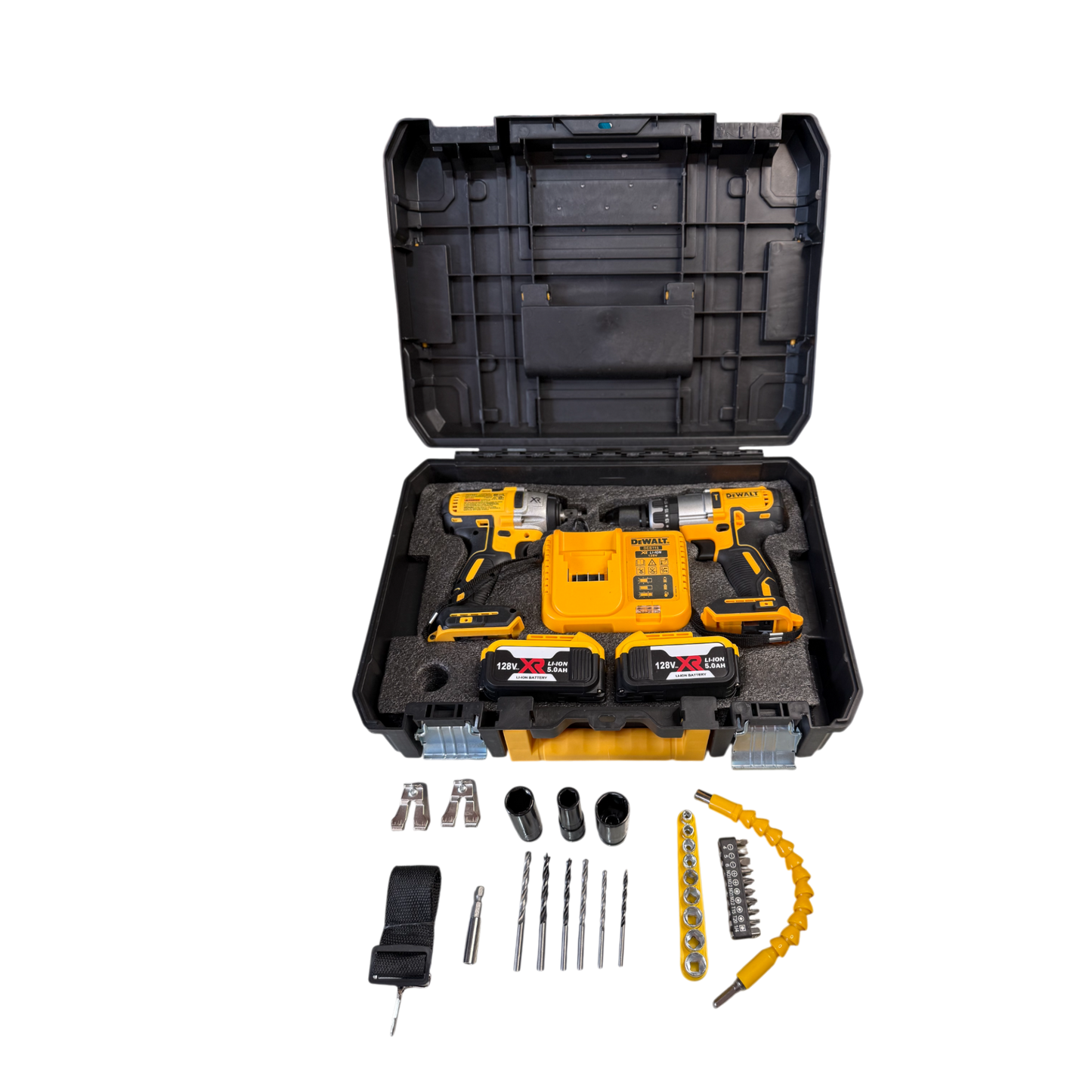 🔧 Combo 2 en 1 - Taladro de Impacto + Taladro Percutor Brushless 128V