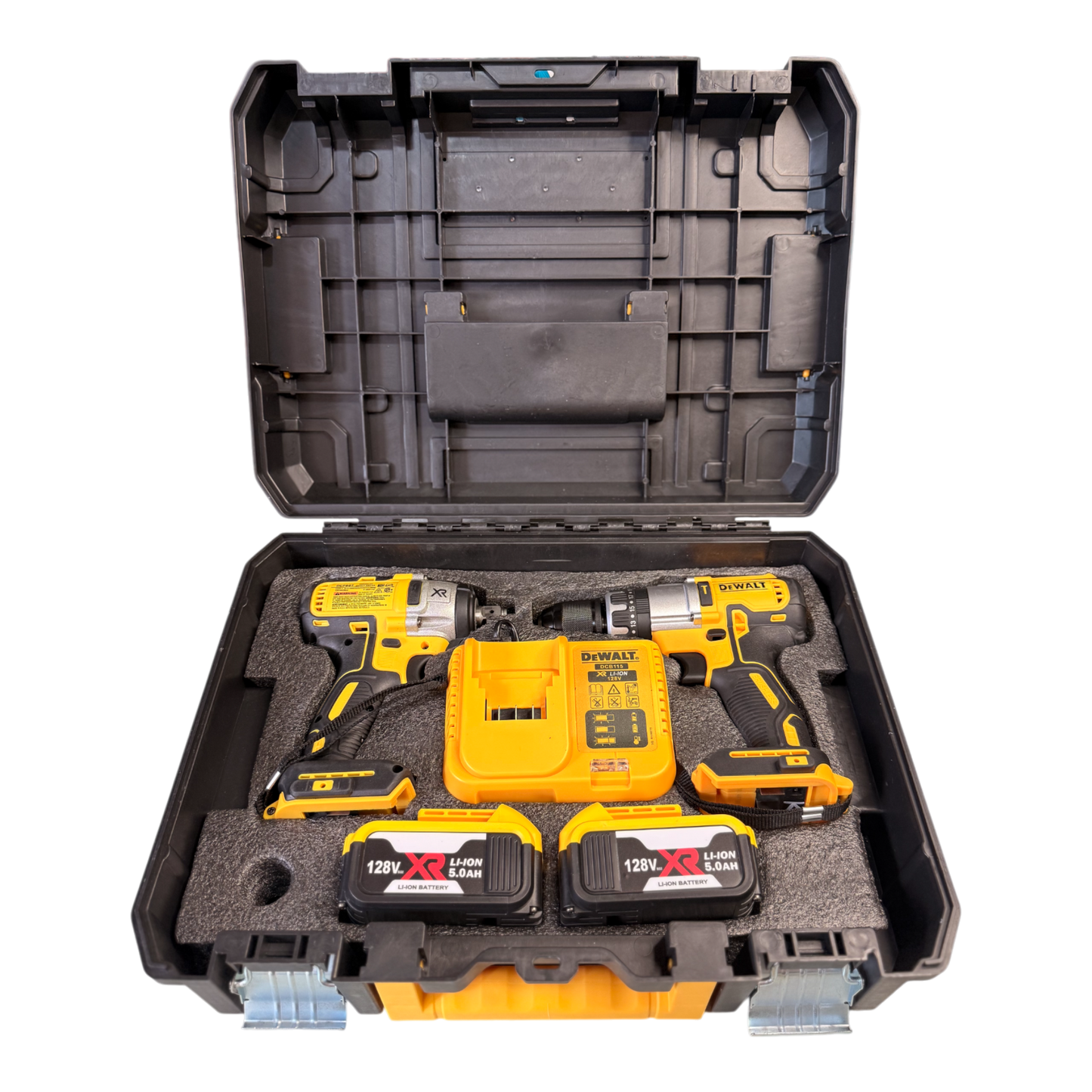 🔧 Combo 2 en 1 - Taladro de Impacto + Taladro Percutor Brushless 128V