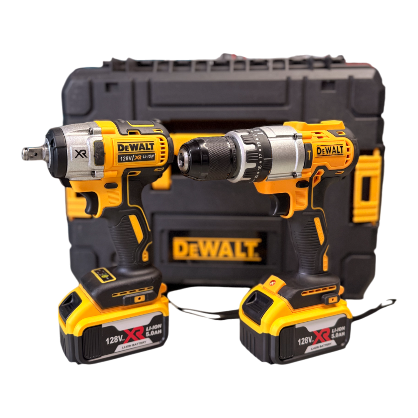 🔧 Combo 2 en 1 - Taladro de Impacto + Taladro Percutor Brushless 128V