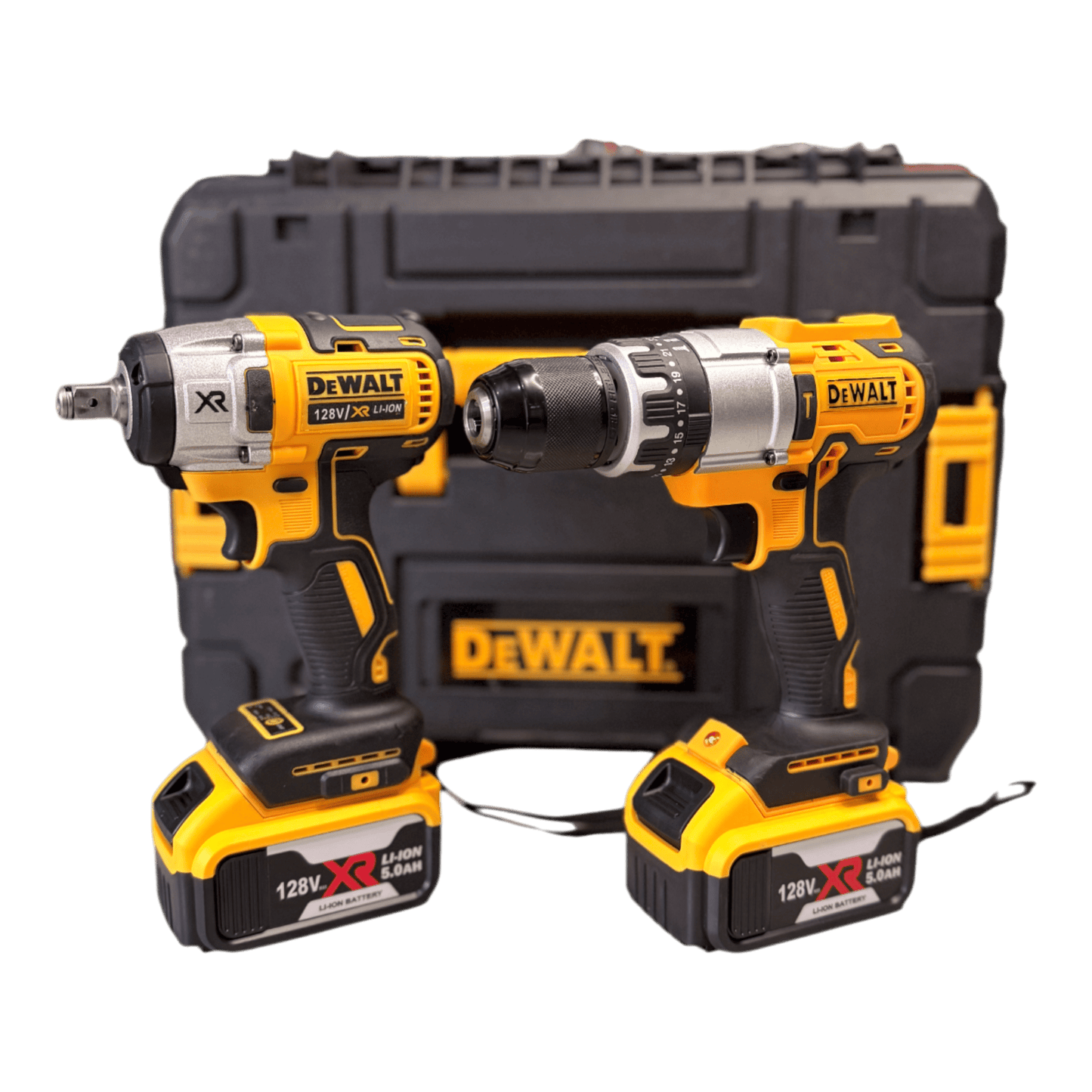 🔧 Combo 2 en 1 - Taladro de Impacto + Taladro Percutor Brushless 128V - HerramientasJM