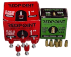 Tiros X100 (Fulminantes y Clavos) - HerramientasJM