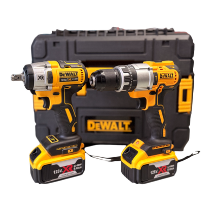 🔧 Combo 2 en 1 -  Taladro de Impacto + Taladro Percutor Brushless 128V