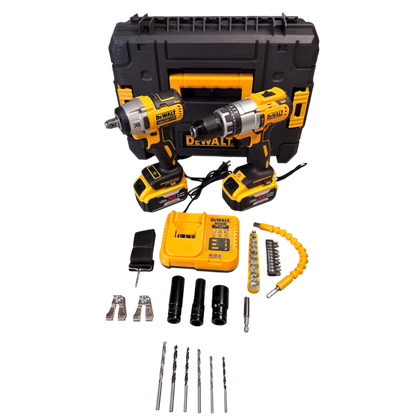 🔧 Combo 2 en 1 -  Taladro de Impacto + Taladro Percutor Brushless 128V