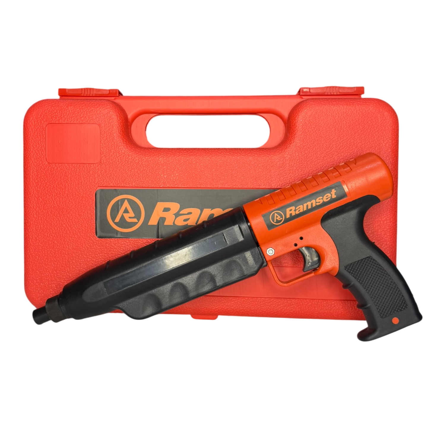 Pistola de Fijación con Silenciador + Tiros (Clavos y Fulminantes) X100 Unidades