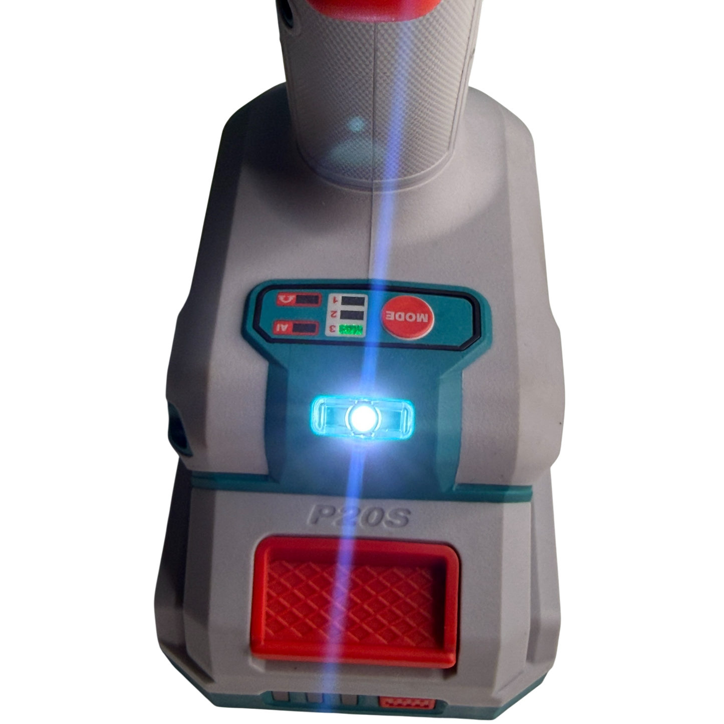 Llave de Impacto Inalámbrica TOTAL 20V 1/2” 405Nm con 2 Baterías, Copas y Maletín Rígido