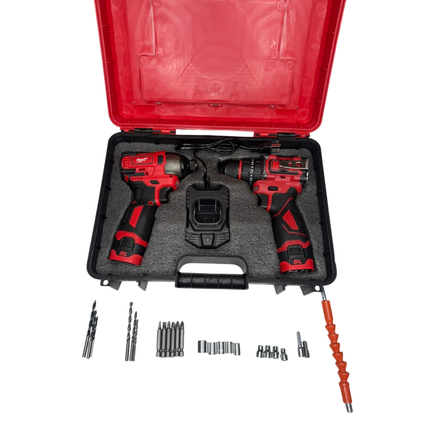 Combo Inalámbrico 24V Brushless: Llave de Impacto + Taladro Percutor 3 en 1