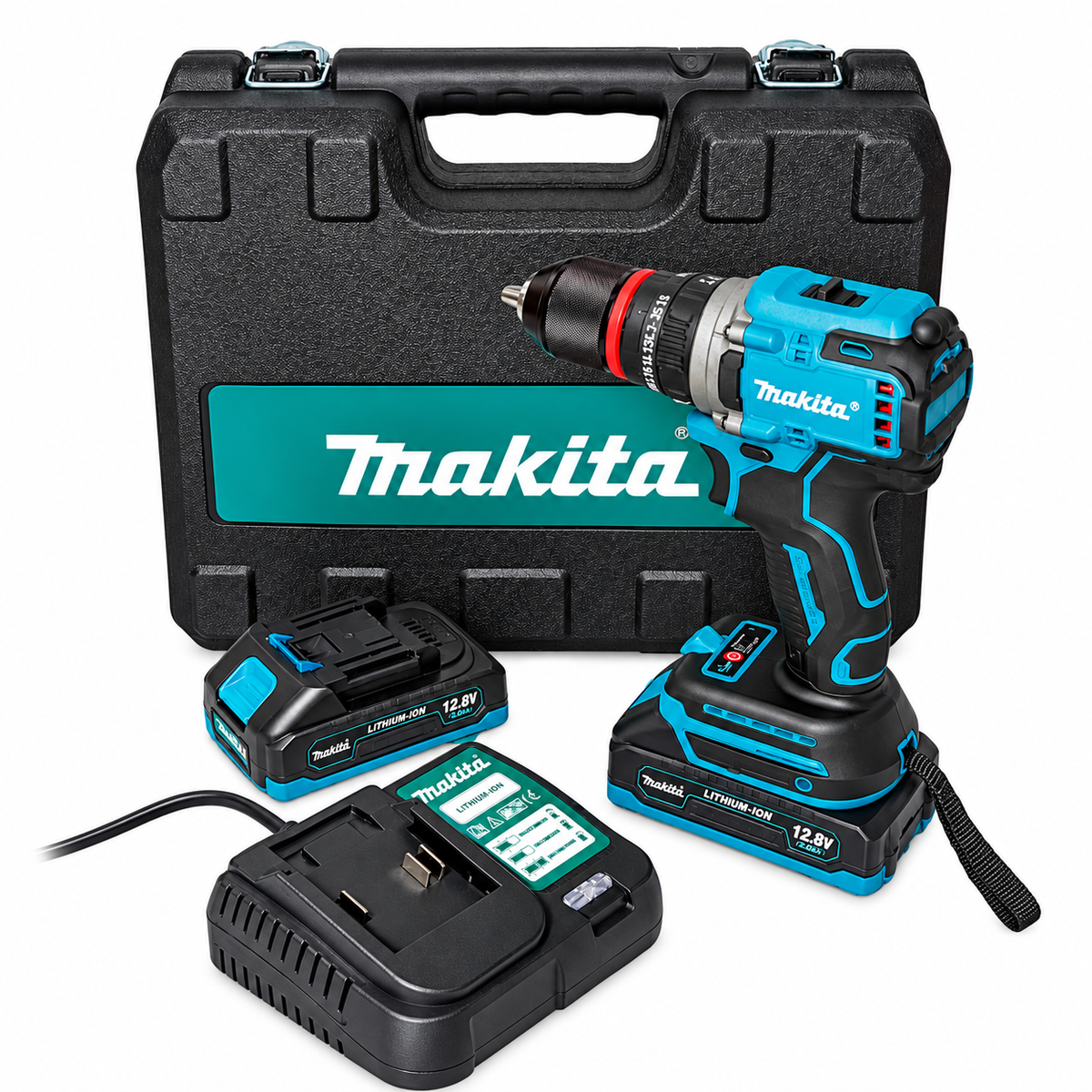 Taladro Inalámbrico 128V Brushless 3 en 1 – Mandril de 13 mm