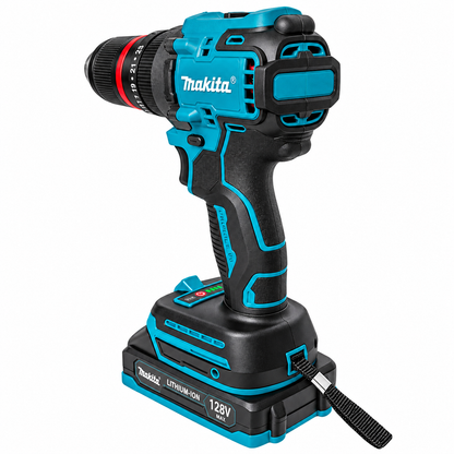 Taladro Inalámbrico 128V Brushless 3 en 1 – Mandril de 13 mm