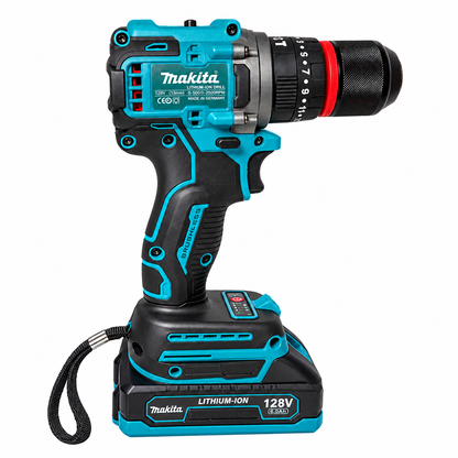 Taladro Inalámbrico 128V Brushless 3 en 1 – Mandril de 13 mm