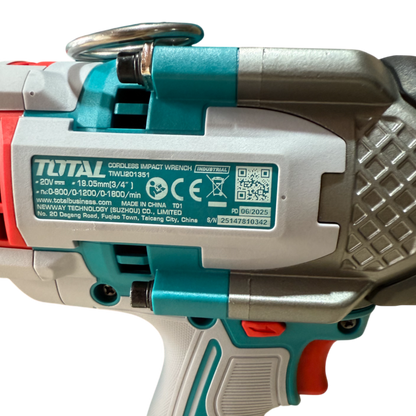 Combo Triple Llave de Impacto Brushless 20V – 400NM / 850NM / 1350NM + Cargador + 2 Baterías + 1 Año de Garantía