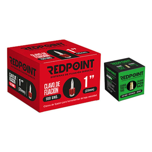 Tiros X100 (Fulminantes y  Clavos)